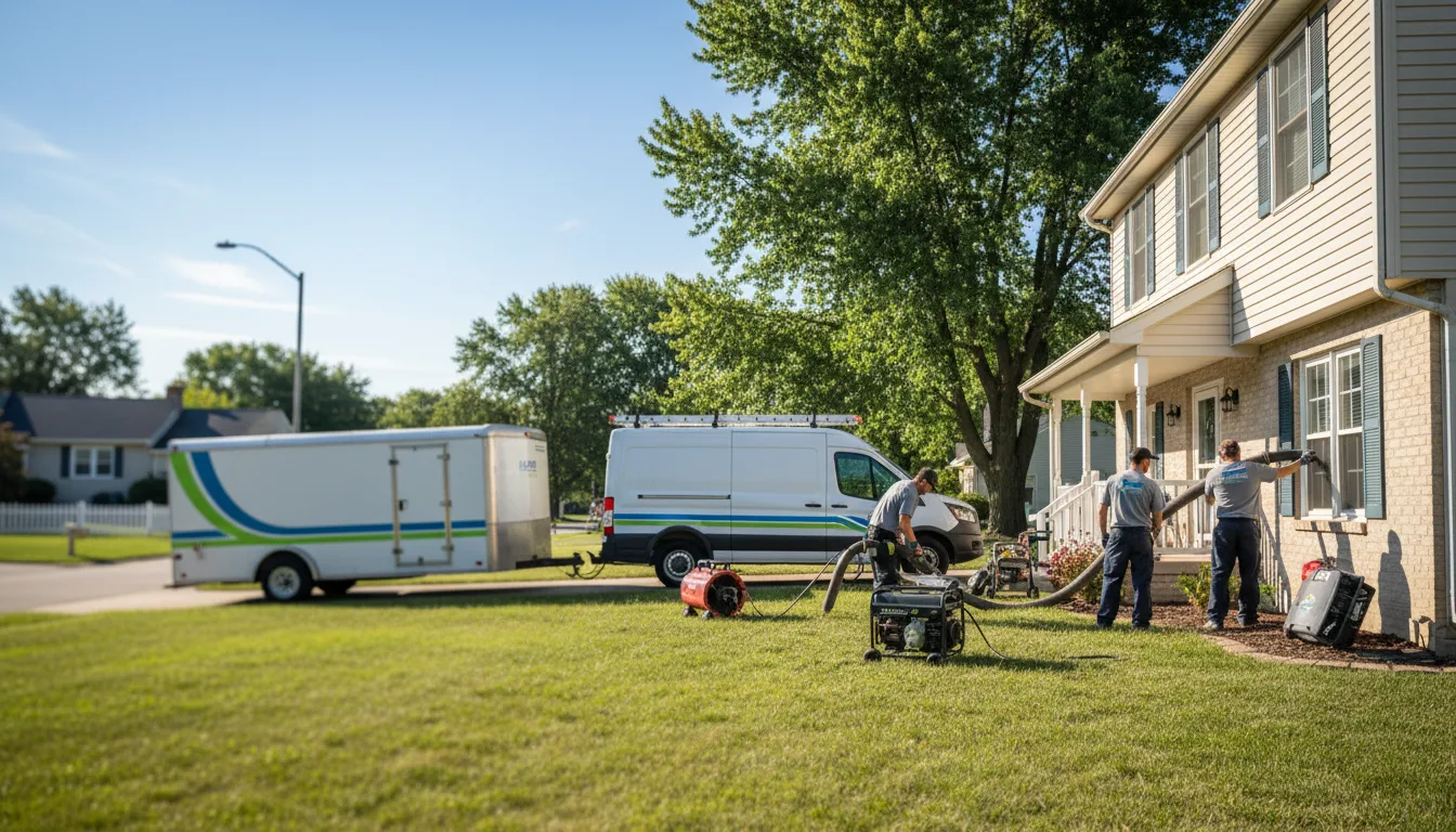 Flooded Basement Restoration And Cleanup With Repair in Moravia, IA near me